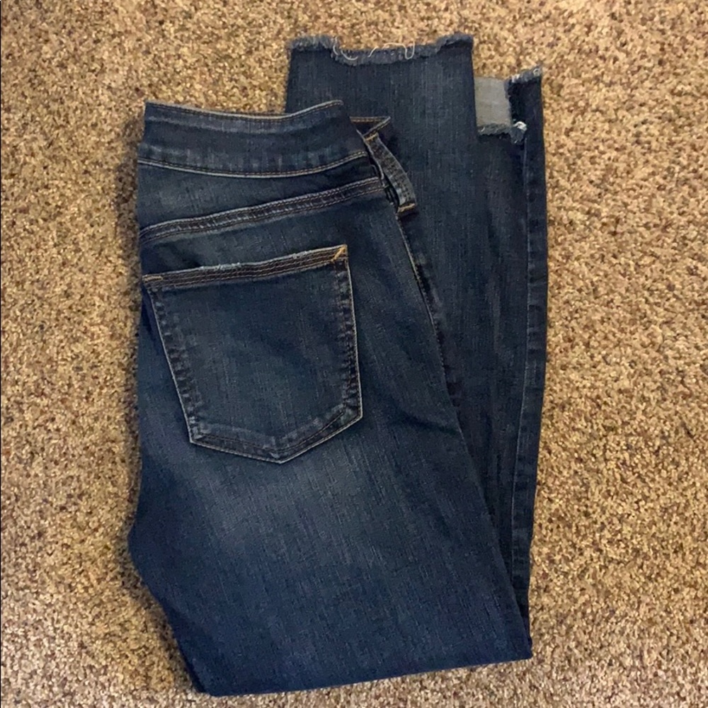 Silver Crop Jean